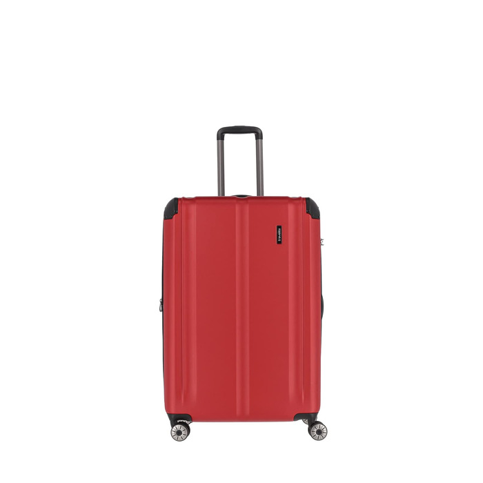 Чемодан ручної поклажі Travelite City 55x40x20 см, 2,7 кг, червоний, з коліщатками
