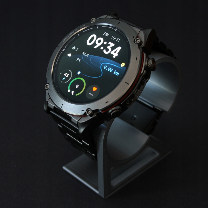 Чоловічий спортивний смарт-годинник NejtStyle з GPS, функцією дзвінків та українським меню, чорний