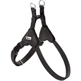 Нашийник для собак HUNTER SOHO MINI, чорний, з натуральної шкіри, м'який, не травмує шерсть, легкий, для маленьких собак та цуценят, Made in Germany, розмір XS