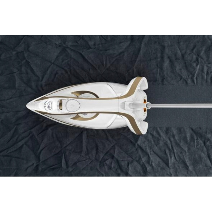 Праска Tefal Puregliss FV8042E0 біло-золотиста, Durilium AirGlide, 2900 Вт