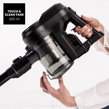 Вертикальний пилосос 3-в-1 Taurus Multiflex Hs-2900 циклонний, ручний, 600 Вт, чорний