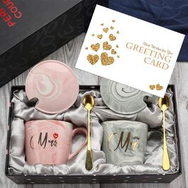 Exquisite coffee mugs with the inscription 