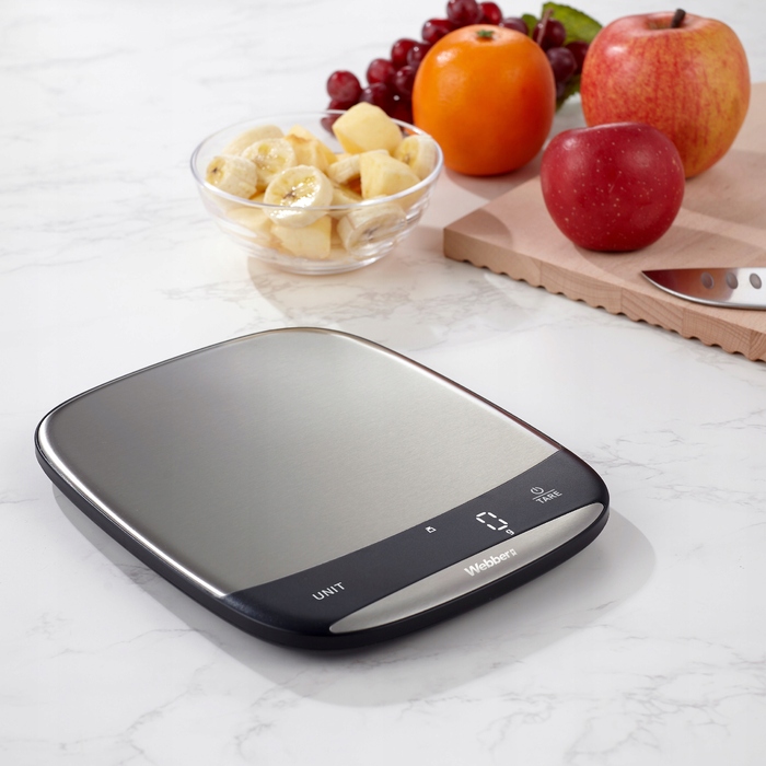 Кухонні ваги Webber EK8880R, сріблястий/сірий, до 10 кг