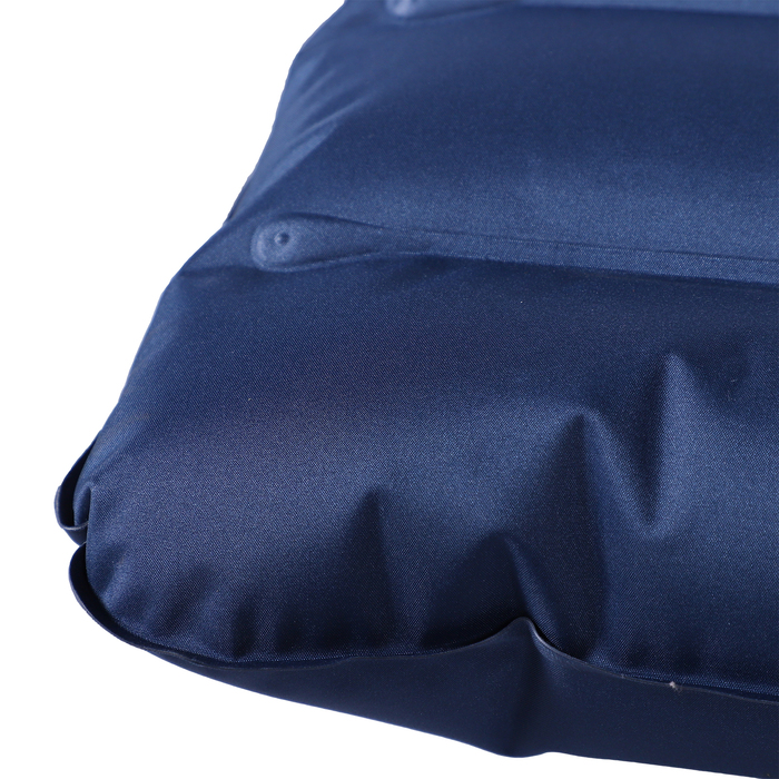 Outsunny Inflatable Air Mattress, Blow-Up Bed, Camping Mat, Navy Blue, 195x138x10cm, made of PVC and Polyester Pongee