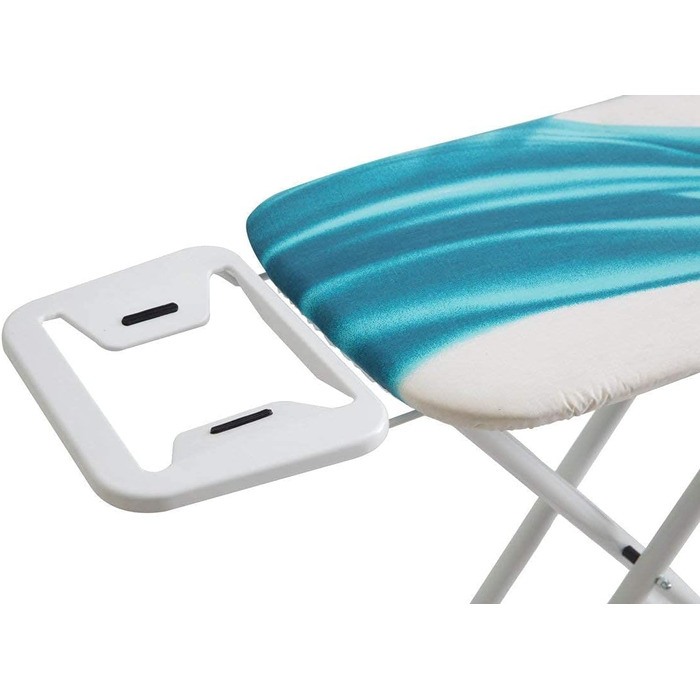 Прасувальна дошка Mabel Home регульована, розкішна, на 4 ніжках, з додатковим чохлом, синьо-білий візерунок