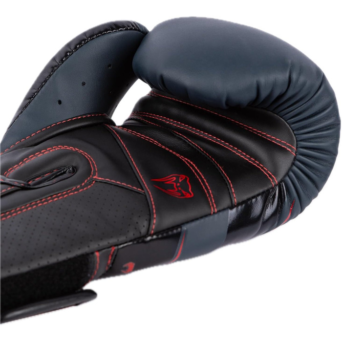 Боксерські рукавички Venum Elite Evo (Морський, Чорний, Червоний, 14 Oz)