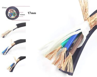 Аудіокабель живлення WAudio 10AWG Hi-Fi для електроніки, роз'єми Schuko та IEC, 2м