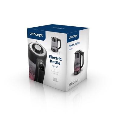 Електричний чайник Concept RK4195, 2200 Вт, 1,7 л, сріблястий/сірий