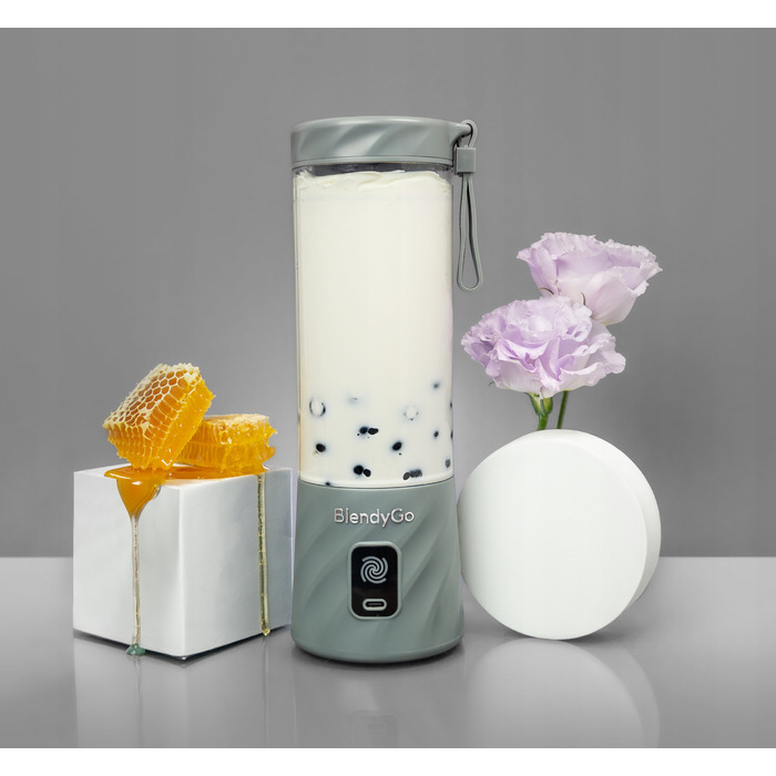 Бездротовий стаціонарний блендер BlendyGo 3, 250 Вт, сріблястий/сірий, 0,55 л