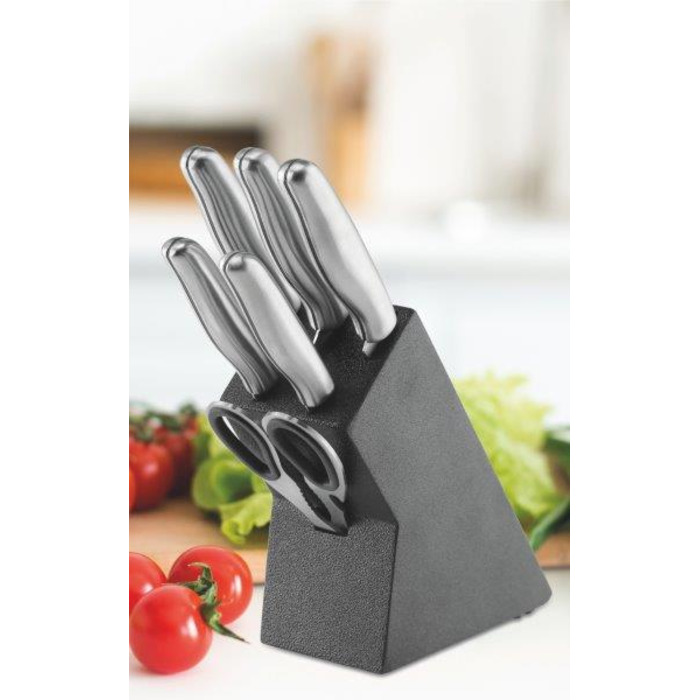 Набір кухонних ножів у підставці Galicja Wilson Monaco, ковані, 6 предметів