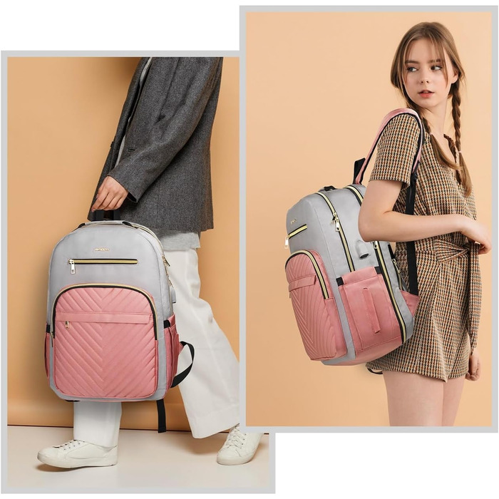 Жіночий рюкзак YAMTION: шкільний, для ноутбука 15.6