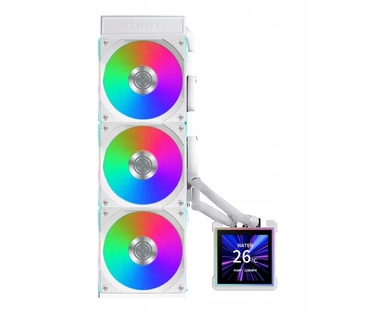 Система рідкого охолодження Lian Li Hydroshift II LCD-S 360CL 3x120мм Intel/AMD, Біла