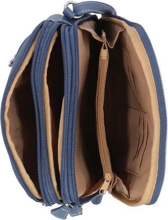 Сумка жіноча крос-боді MultiSac North South Mini Zip Around Denim (2)