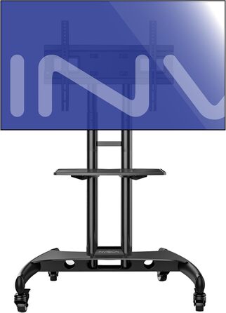 Підставка для телевізора Invision на колесах для екранів 32-75 дюймів, мобільна, регульована по висоті, до 45.5 кг, VESA 600x400, GT1200 ScreenStation