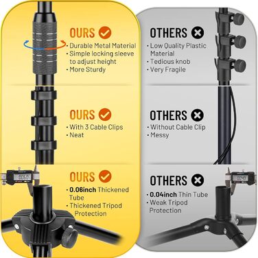 Підставка для мікрофона 2-в-1 з кріпленням для телефону та трьома кліпсами для мікрофону - CY0311