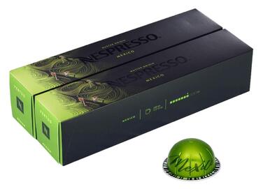 Кава Nespresso Fortissio з смаком Lungo, 30 капсул, 3 упаковки, довгий термін виходу, 30 шт. (1 шт. в упаковці) (Мексиканська кава, 10 шт. (2 шт. в упаковці))
