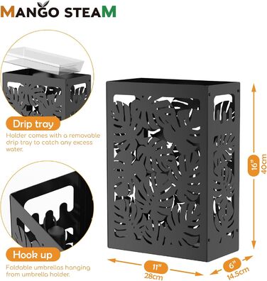 Mango Monstera Plant Stand - Black Trellis Design