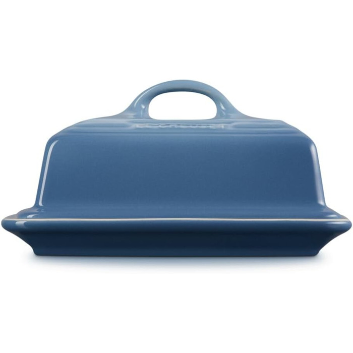 Le Creuset Stoneware Butter Dish, 900 g, 17 x 12.5 x 9 cm, Chambray, 70837174340000