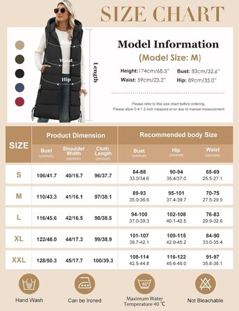 Жіноча/Чоловіча тепла стьобана жилетка Vancavoo з капюшоном, зимова жилетка, легка, чорна