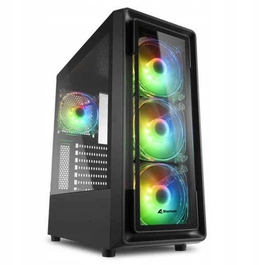 Корпус Sharkoon TK4 RGB Midi Tower, чорний