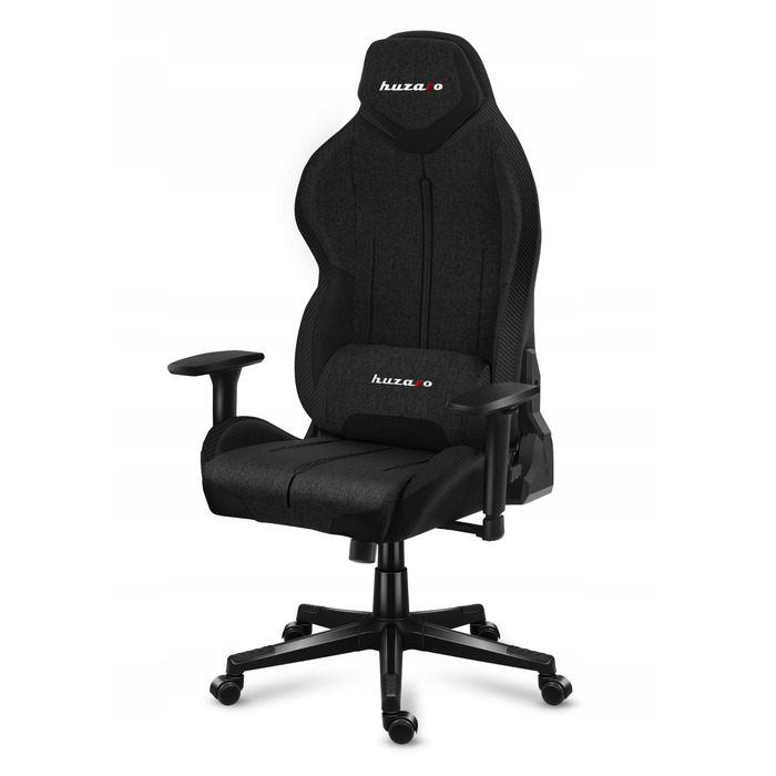 Ігрове крісло Huzaro Force 7.9 Black Mesh, тканина, чорне