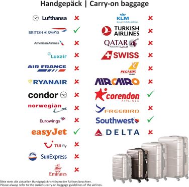 Набір валіз Zelsius 4 шт. чорного кольору | ABS, з кодовим замком, 4 колеса, внутрішній роздільник | Валізний набір 4 шт., Trolley, велика валіза, Luggage Set, ручна валіза чорна 4 шт.