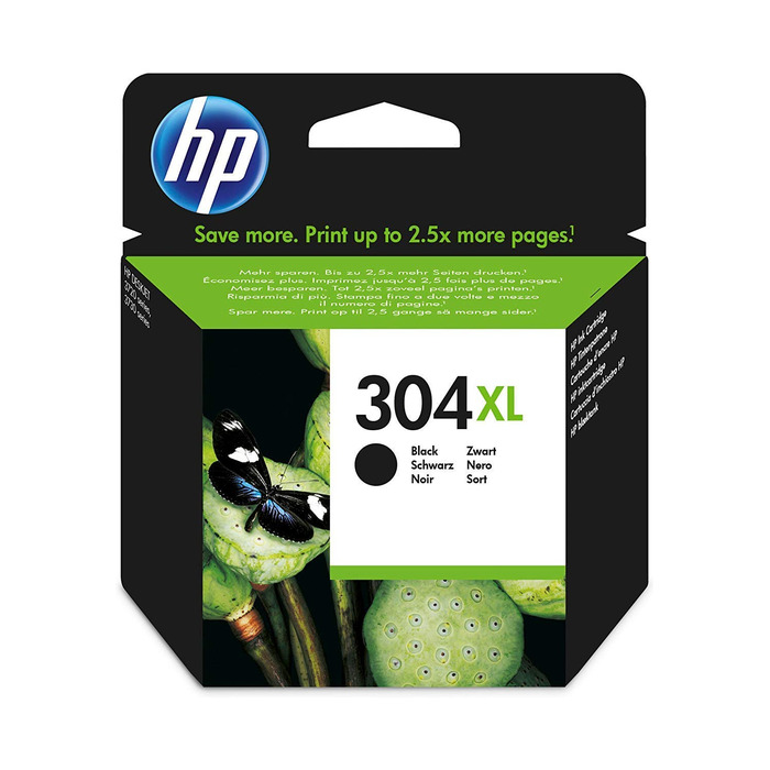 Оригінальний чорний картридж HP 304XL (чернильний), підвищена ємність