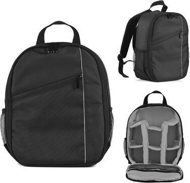 Рюкзак для камери Andoer Outdoor, водонепроникний, ударостійкий, сірий - сумісний з Sony, Canon, Nikon DSLR/SLR/Mirrorless