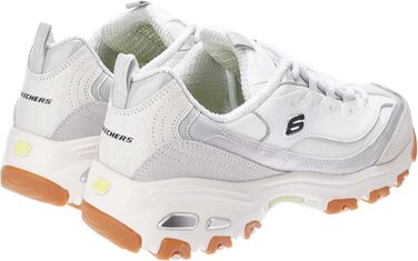Кросівки Skechers D'Lites Fresh Start для жінок з Memory Foam, чорно-білі, EU 40, білий/сірий