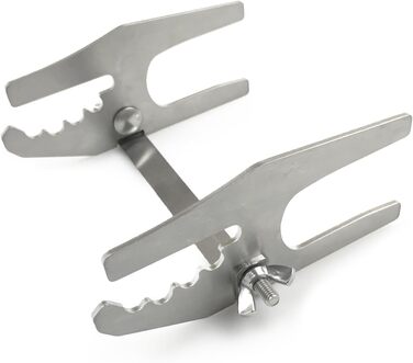 Flammlachs Board - Stainless Steel Holder - Premium Grill Accessory for Fire Pits & Charcoal Grills (Flammlachs Board Holder)
