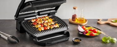 Електричний гриль-опикач Optigrill+ GC717810, 2000 Вт, розкладний, чорний