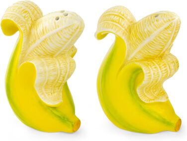 Banana Romance Salt & Pepper Shakers, Salt and Pepper Shaker Set in Banana Shape, 2 Pieces