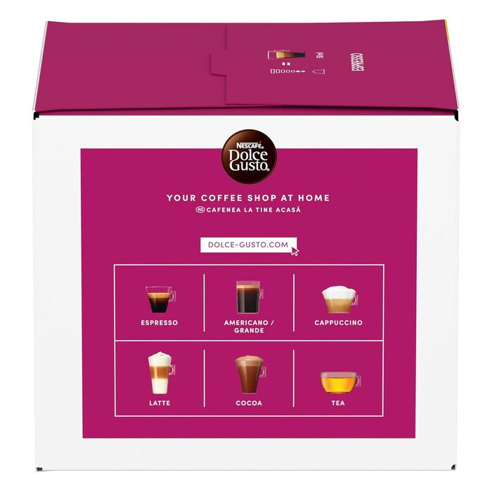 Кавові капсули NESCAFÉ Dolce Gusto Espresso, набір 3х30 шт (90 капсул)