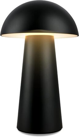 LED-лампа BRILONER настільна бездротова з сенсорним управлінням, диммуванням, теплим білим світлом, 28x16 см (Чорний)