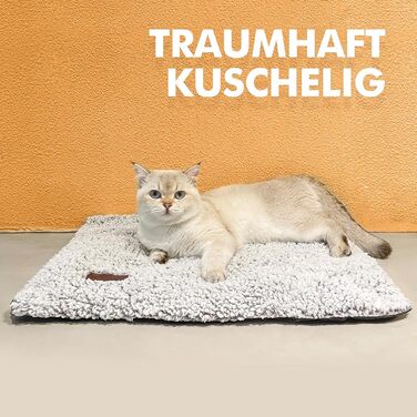 Самогріюча лежанка для котів на підвіконня, 90 x 28 см, сірий (Mora Pets)