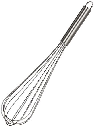 Збивач для яєць Fackelmann 32,5 см, з нержавіючої сталі, міцний, для приготування випічки, 1 шт.