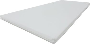 Dibapur® PRO Soft 3D Air Fresh Cover Cold Foam Topper Mattress Topper (3D Air 90x190) x approx. 5 cm core with cover approx. 5.2 cm - Made in Germany