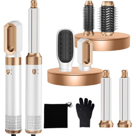 Професійний фен-щітка Pro Airbrush Hair styler 6 в 1: 6 функцій для укладки, 1000W, сушка та створення локонів