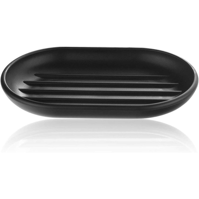 Набір аксесуарів для ванної кімнати Icegrey: 6 предметів, чорний (дозатор для рідкого мила, тримач для зубних щіток, стакан, мильниця, тримач для туалетного йоржика, сміттєвий контейнер)