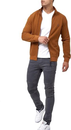 Чоловіча спортивна куртка Indicode з коміром-стійкою | Кардиган чоловічий, светр чоловічий | Матеріал: гума