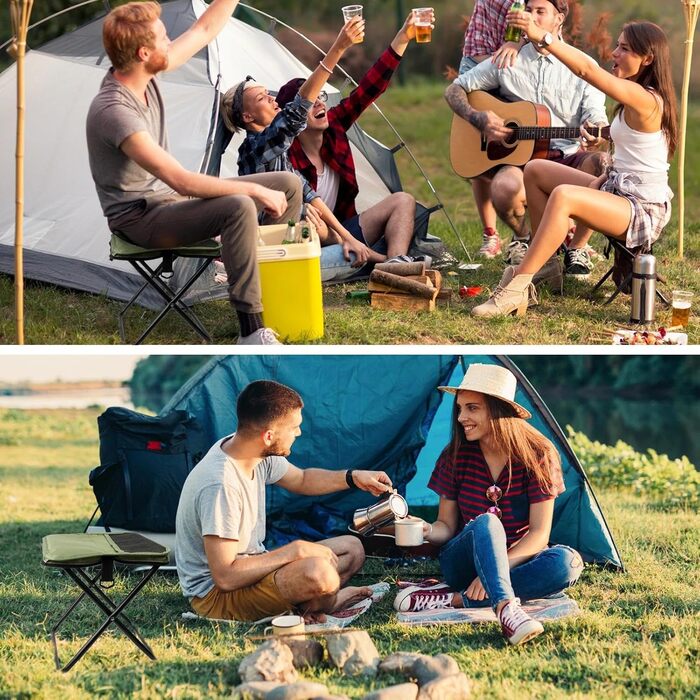 Складаний стілець для відпочинку: садовий, туристичний, для кемпінгу. Легкий та портативний