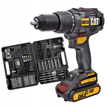 Акумуляторний шуруповерт Caterpillar 18 В DX12 + DA01903