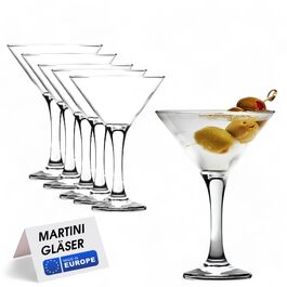 Набір склянок для коктейлів Martini 175 мл | Професійний ресторанний посуд Gastro якості | Для Martini, Cosmopolitan, Manhattan, Margarita, Sidecar (6 шт.)