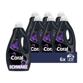 Рідкий пральний засіб Coral Black Velvet для чорного одягу, 1.15 л, упаковка 6 шт