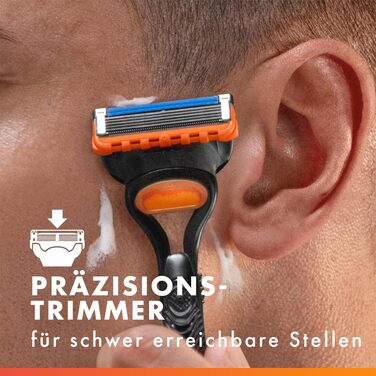Смінні леза для чоловічої бритви Gillette Fusion 5, 20 шт, помаранчеві