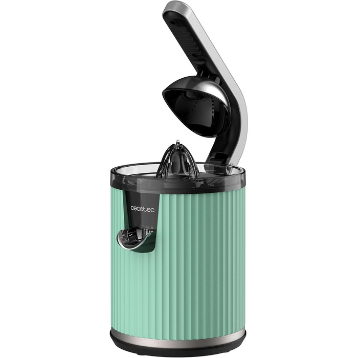 Електрична соковитискачка для цитрусових Cecotec Xqueeze RetroJuice 600 Green - 600 Вт, ретро-дизайн, нержавіючий фільтр