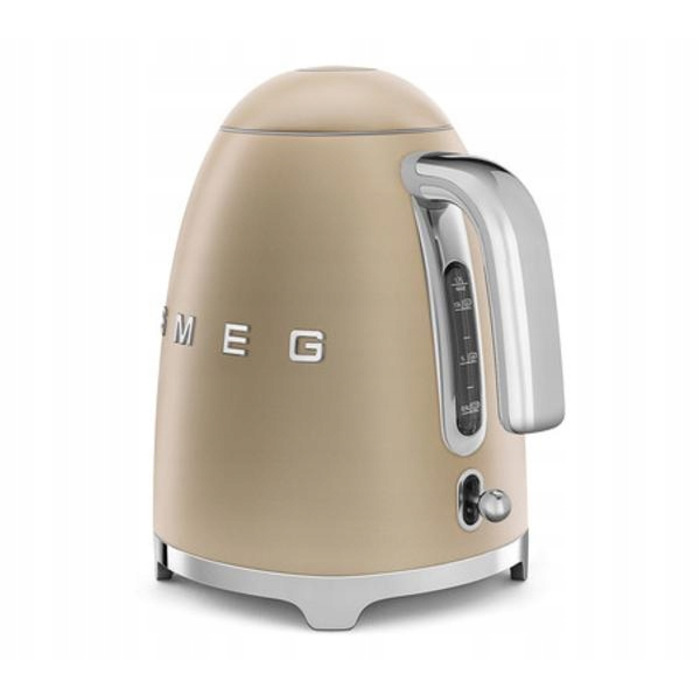Електричний чайник Smeg KLF03CHMEU, 2400 Вт, 1,7 л, жовтий/золотий