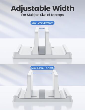 Підставка для ноутбука VAYDEER вертикальна, 3 в 1, для MacBook, iPad, Tablet, Notebook до 17.3