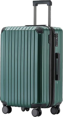 Замок для валізи TSA, набір валіз, тріумф, міцний корпус (темно-зелений, середній, Mittler)
