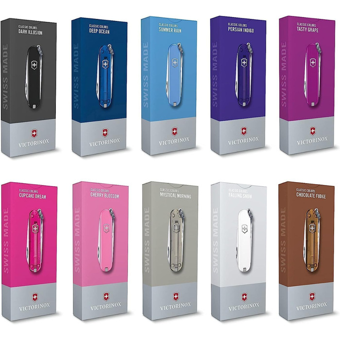 Мультитул Victorinox Classic SD Tropical Surf: Швейцарський ніж, 7 функцій, з файлом для нігтів